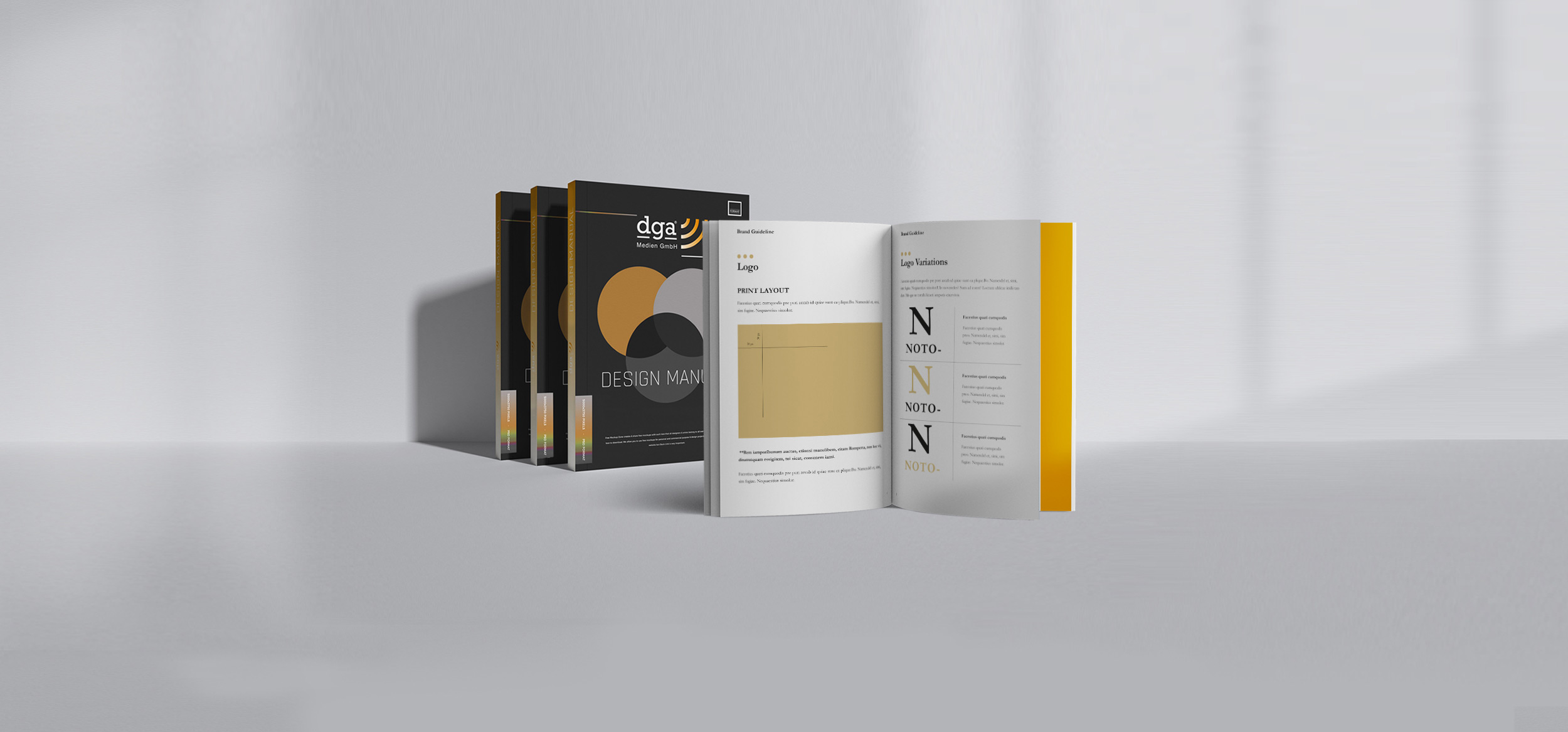 DGA-Medien GmbH - Header - Corporate Design & Druckveredelung